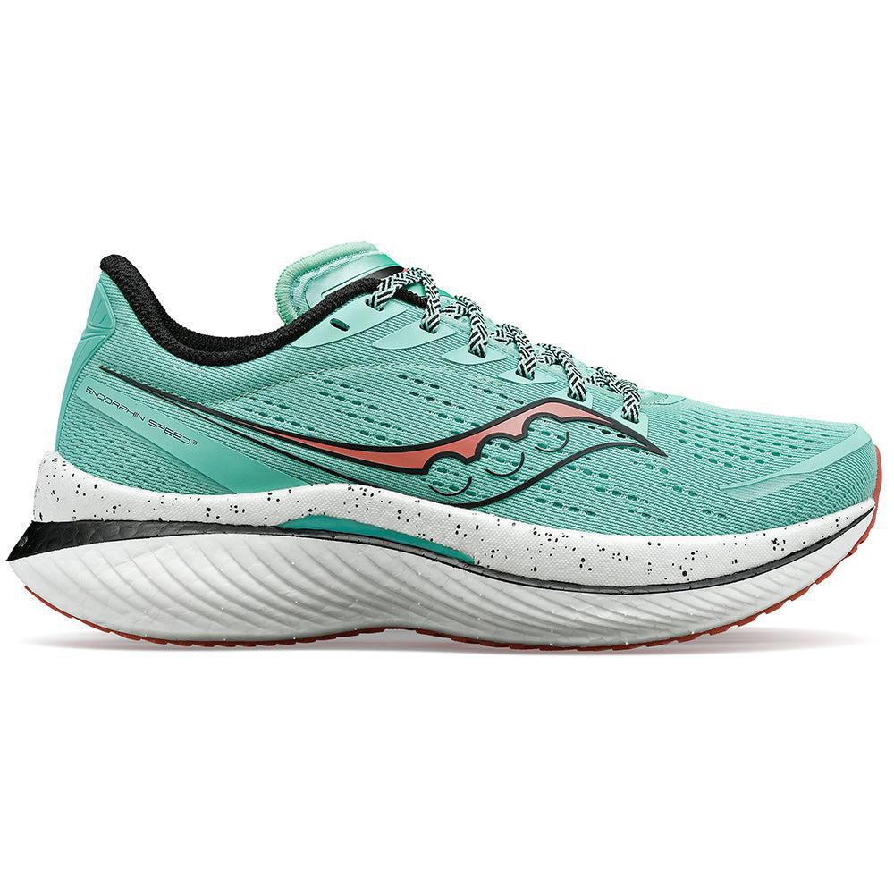 Women's Saucony Endorphin Speed 3, Spring/Black, 10 B Medium