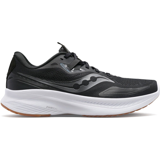 Women's Saucony Guide 15, BLACK/GUM, 8.5 B Medium