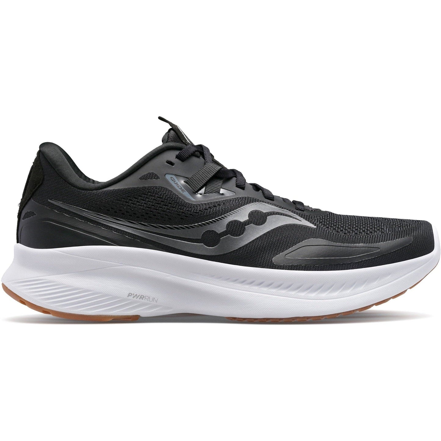 Women's Saucony Guide 15, BLACK/GUM, 10.5 B Medium