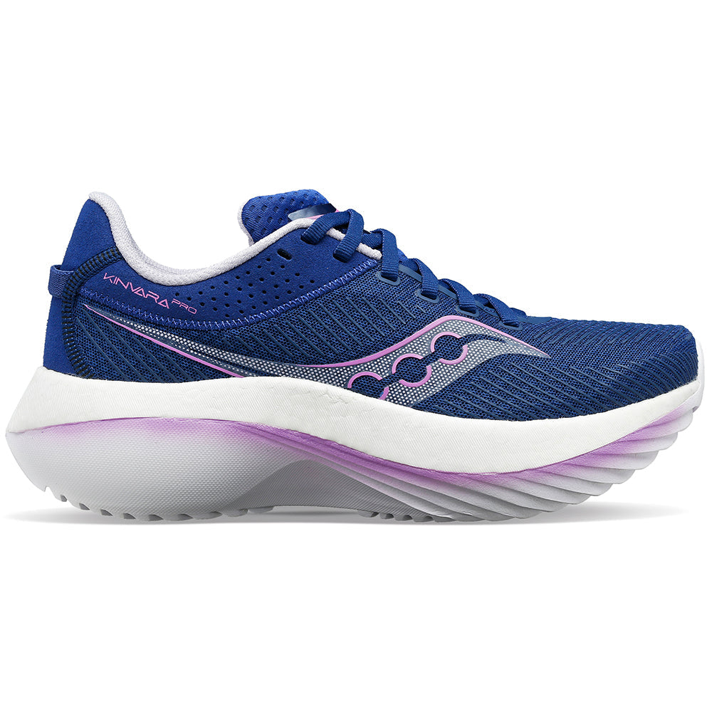 Women's Saucony Kinvara Pro, Indigo/Mauve, 9.5 B Medium