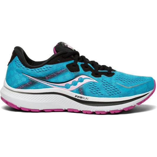 Women's Saucony Omni 20, Blue Blaze/Razzle, 7 B Medium