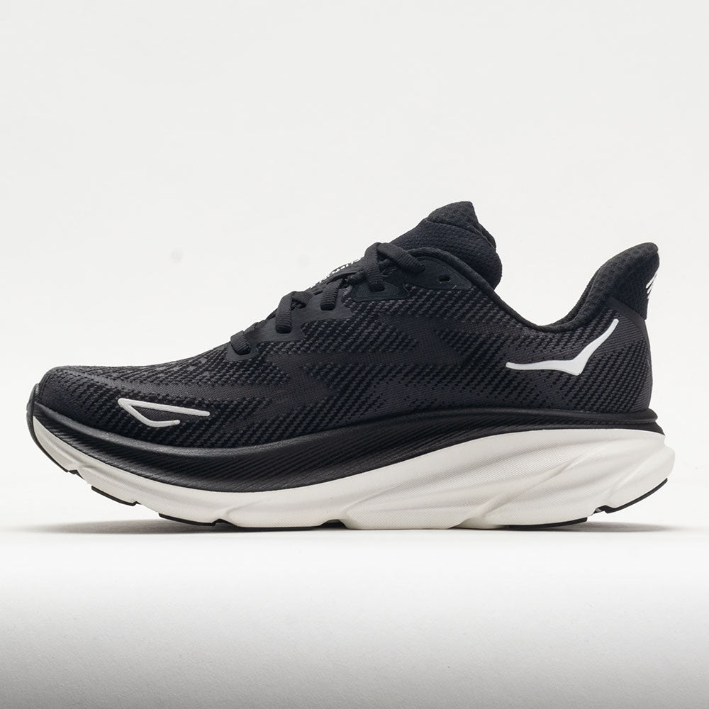 HOKA Clifton 9 Men's  Black/White