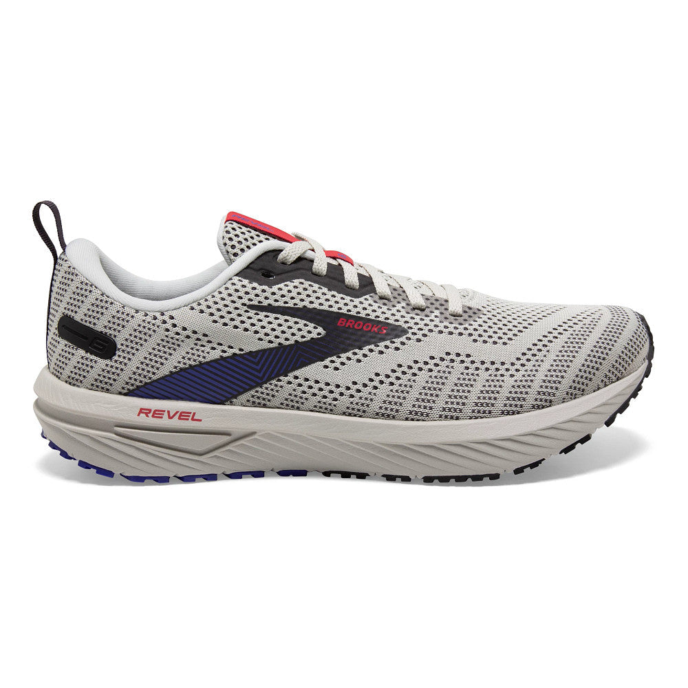 Men's Brooks Revel 6, Dawn Blue/Cayenne/Nine Iron, 9.5 D Medium