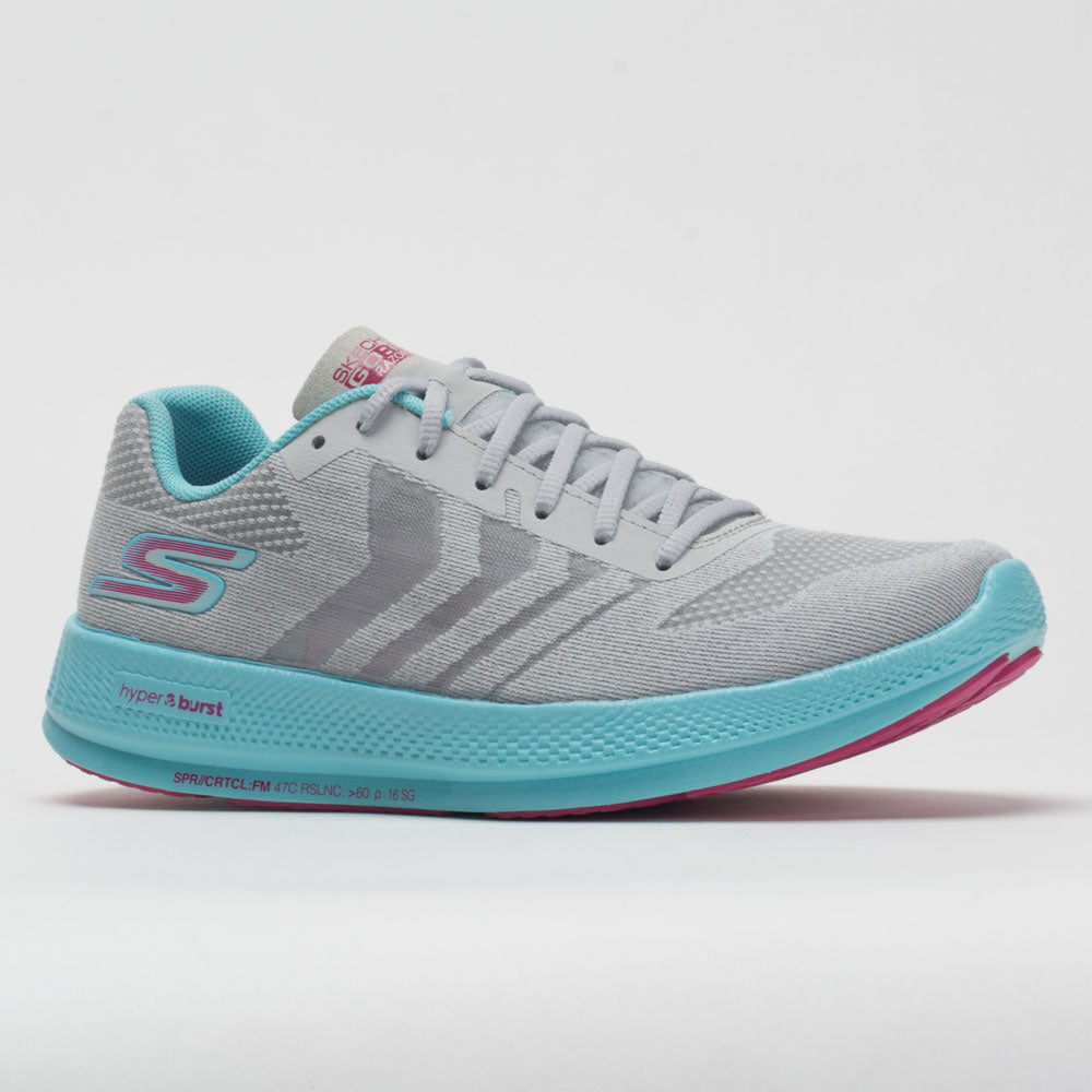 Skechers GOrun Razor+ Women's  Gray/Aqua/Hot Pink