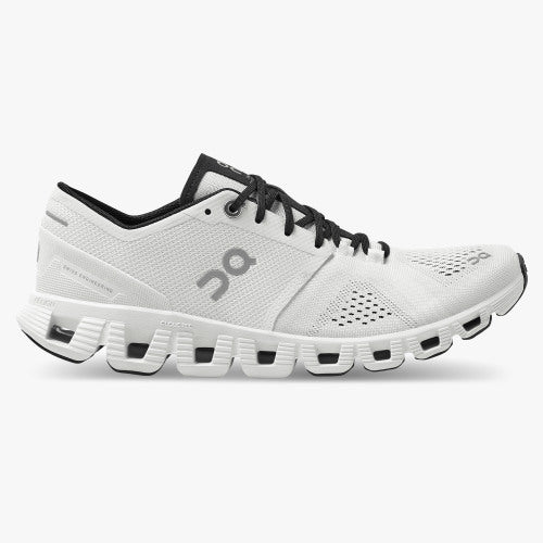 Women's On Cloud X, White/Black, 5.5 B Medium