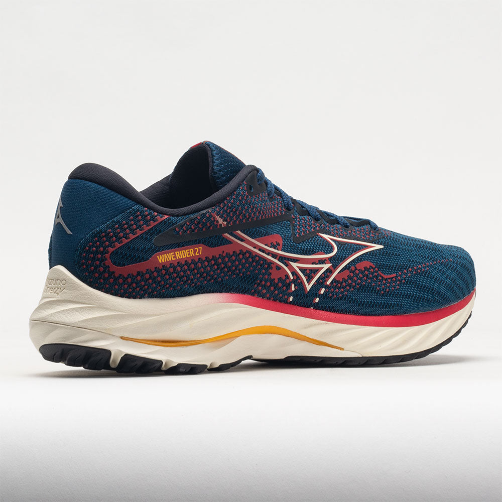 Mizuno Wave Rider 27 Mesh Men's  Blue Opal/Papyrus