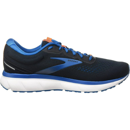 Men's Brooks Trace, Black/Vivid Blue/Persimmon Orange, 10 D Medium