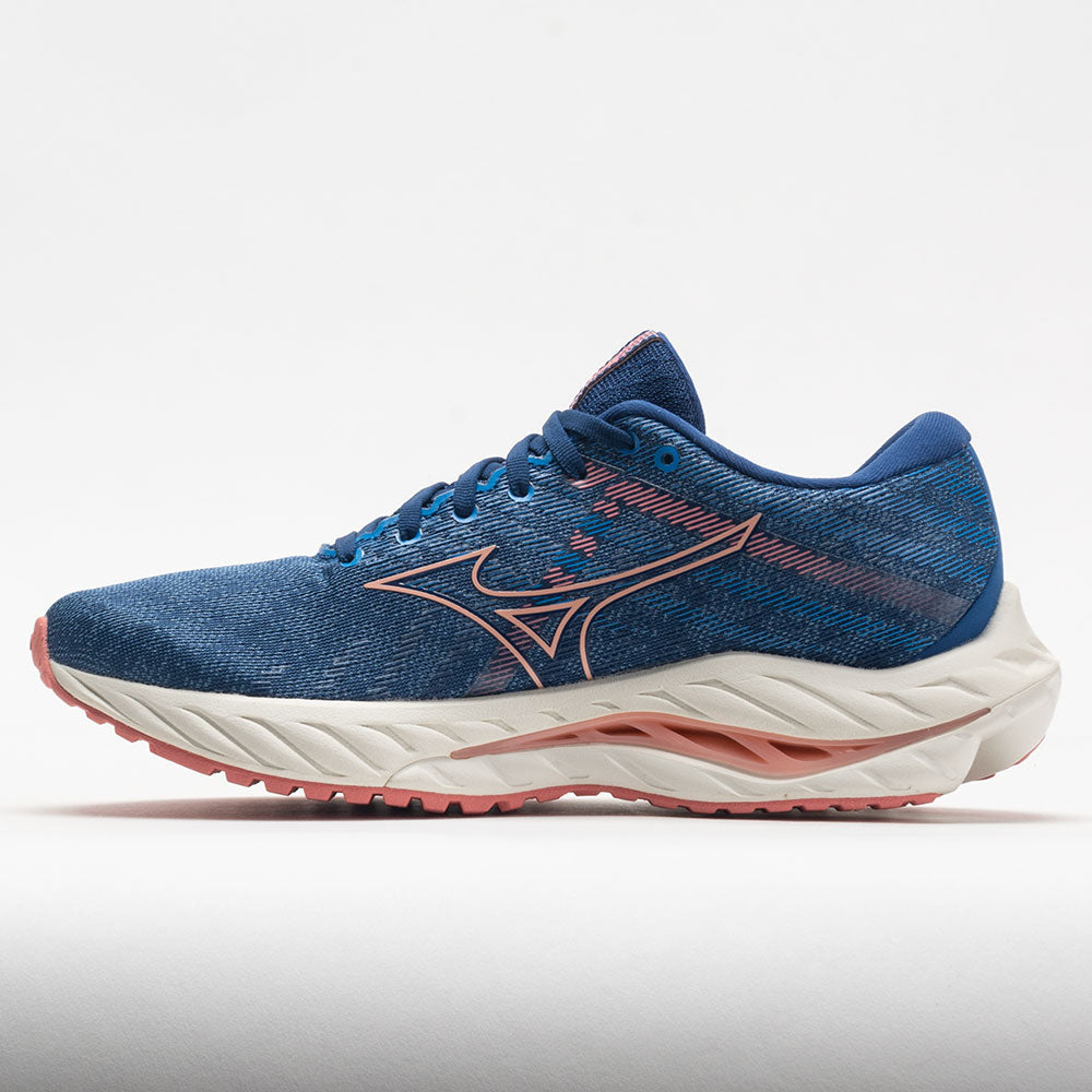 Mizuno Wave Inspire 19 Women's  Blue Quartz/Peach Bud