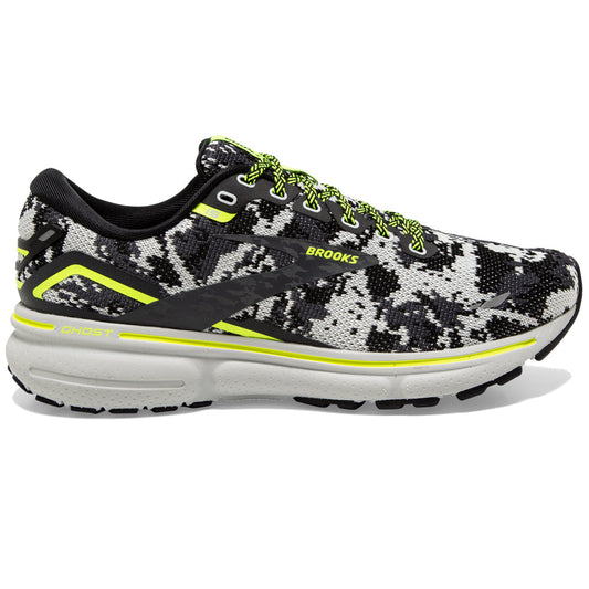 Men's Brooks Ghost 15, Black/Ebony/Nightlife, 9.5 D Medium