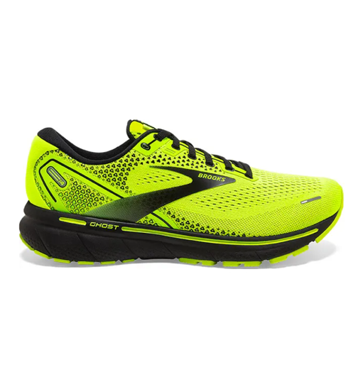 Men's Brooks Ghost 14, Nightlife/Black, 10 D Medium
