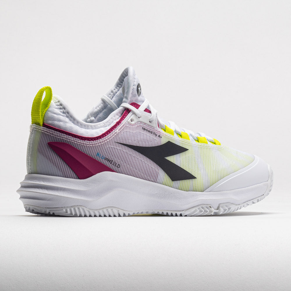 Diadora Speed Blushield Fly 4+ Clay Women's  White/Black/Vivacious