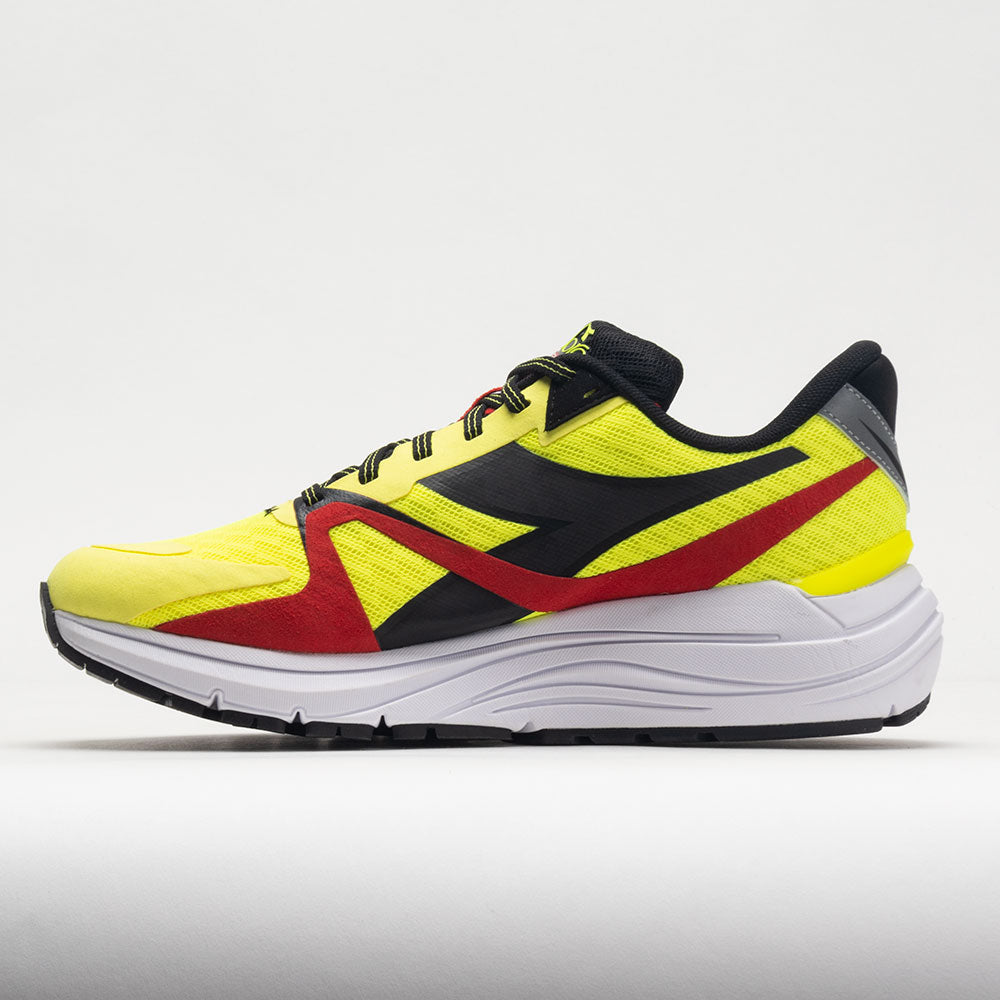 Diadora Mythos Blushield 8 Vortice Men's  Yellow Fluo/Black/Fiery Red