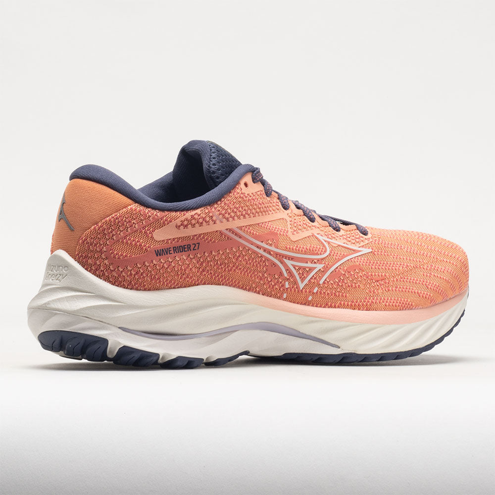 Mizuno Wave Rider 27 Mesh Women's  Coral Reef/Snow White