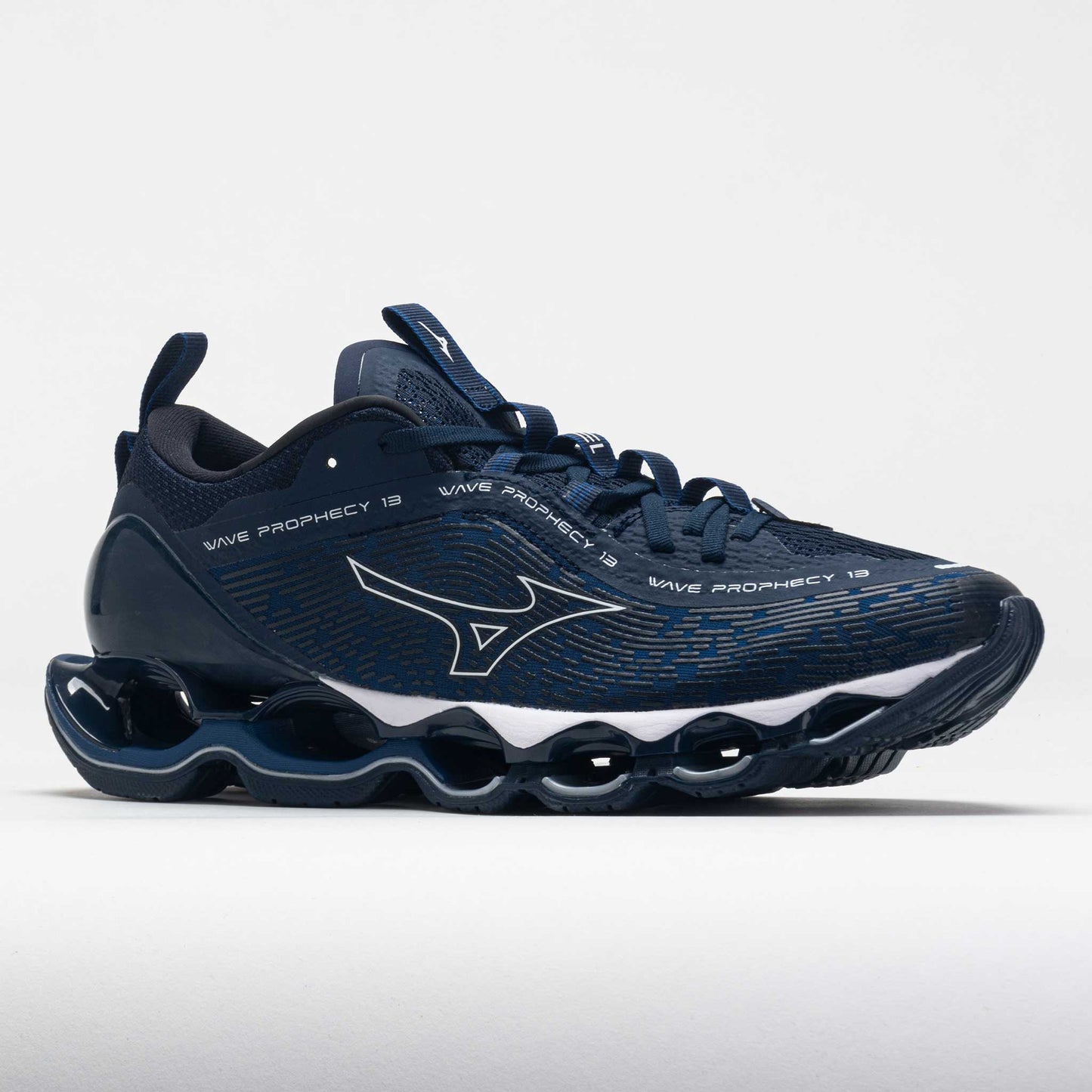 Mizuno Wave Prophecy 13 Men's  Navy Peony/White