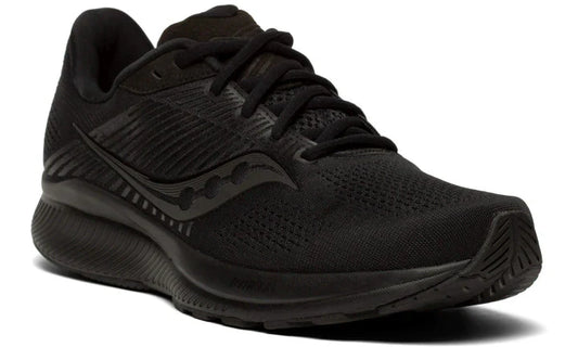 Men's Saucony Ride 14, Triple Black, 8.5 D Medium