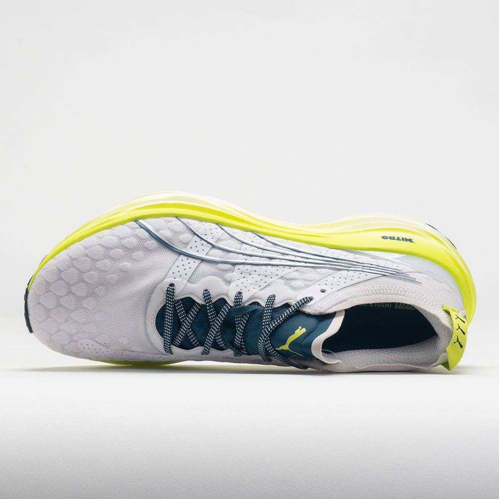 Puma ForeverRun Nitro Men's  Puma White/Ocean Tropic/Lime Pow