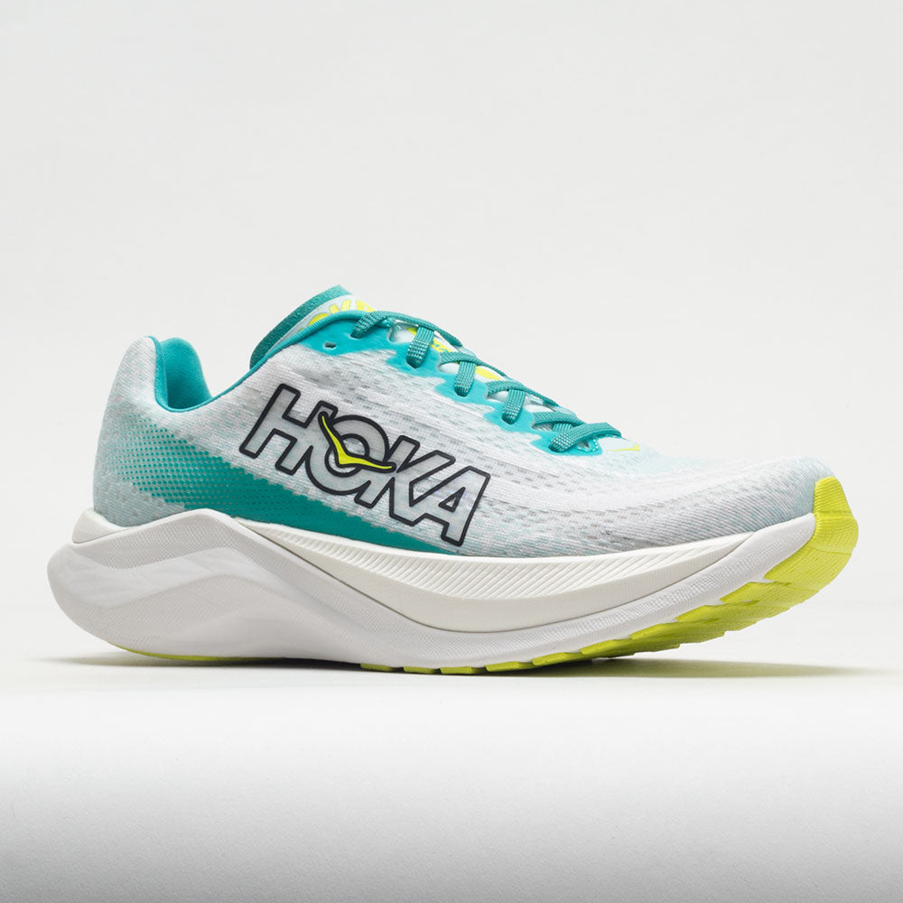 HOKA Mach X Women's  White/Blue Glass
