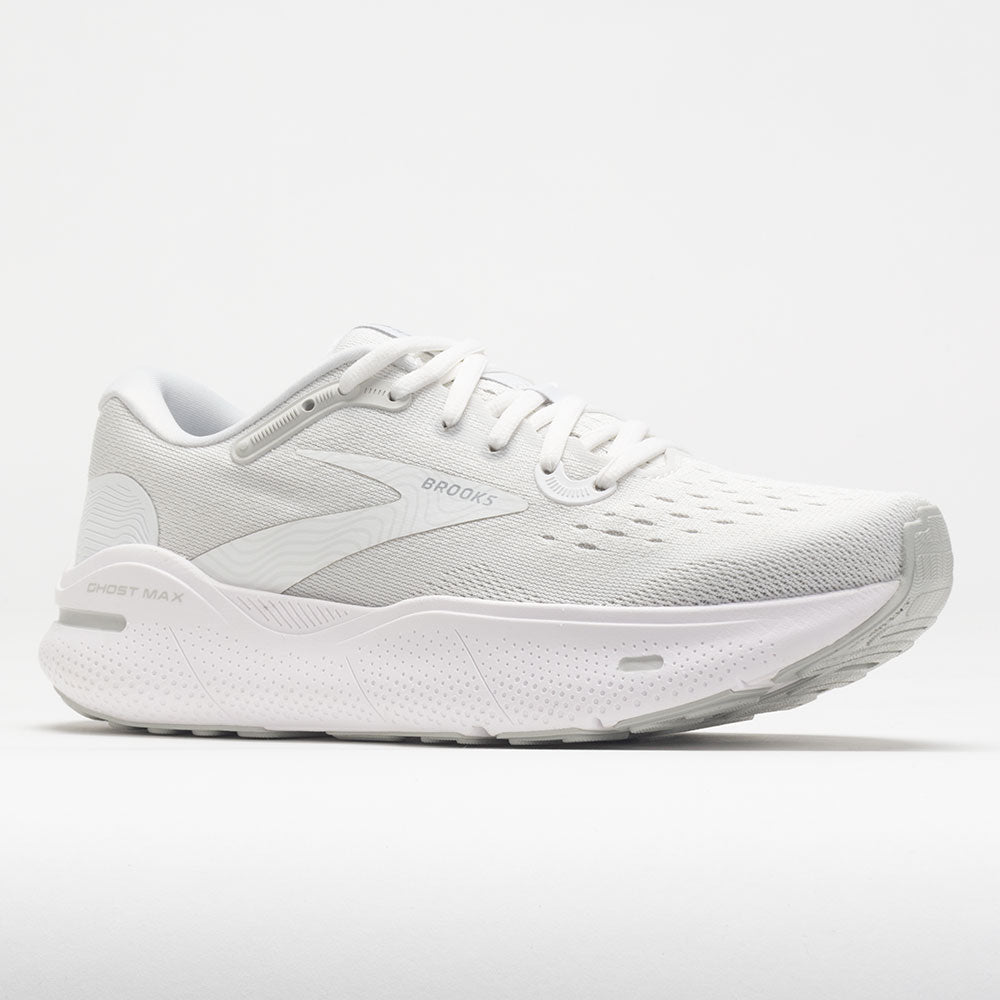 Brooks Ghost Max Men's  White/Oyster/Metallic Silver