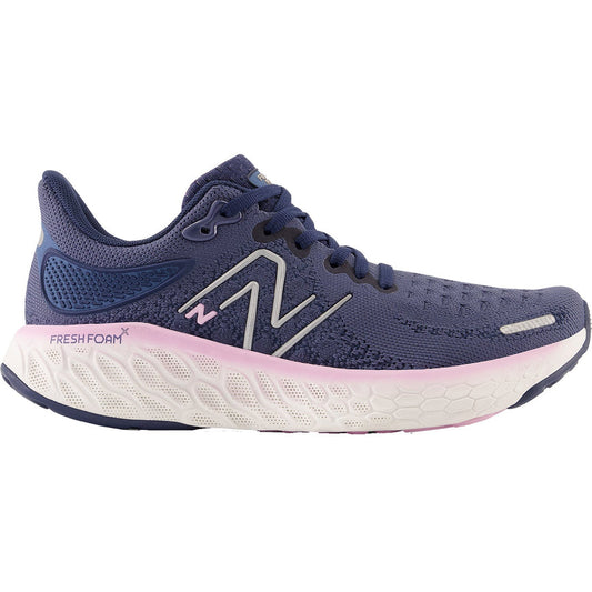 Women's New Balance Fresh Foam X 1080v12, Vintage Indigo/Lilac Cloud/Metalic, 9 D Wide