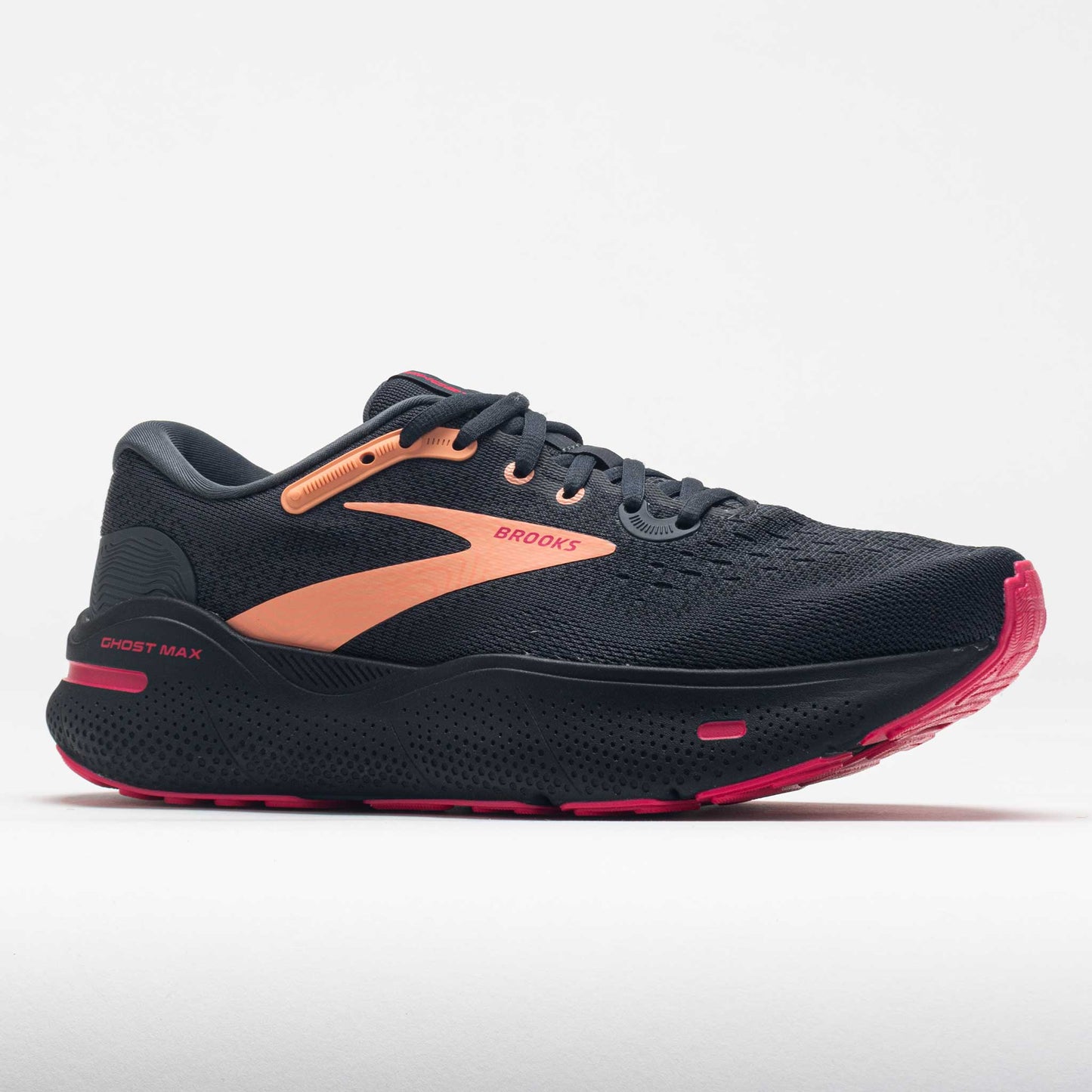 Brooks Ghost Max Women's  Black/Papaya/Raspberry