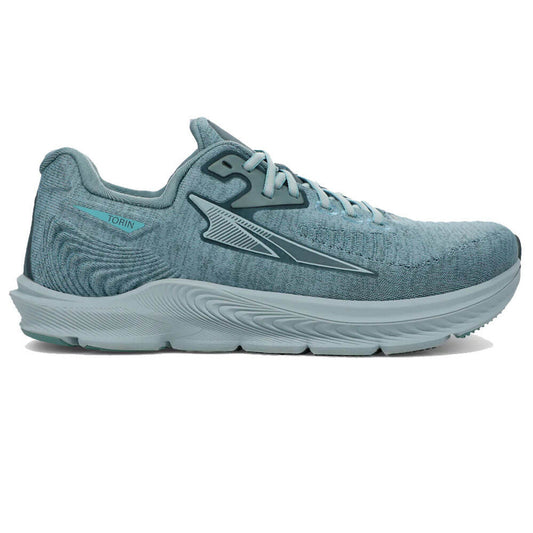 Women's Altra Torin 5 Luxe, Gray/Blue, 6 B Medium