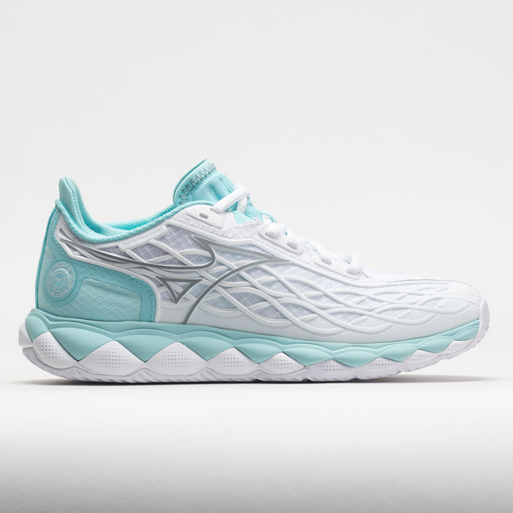 Mizuno Wave Enforce Tour AC Women's  White/Tanager Turquoise