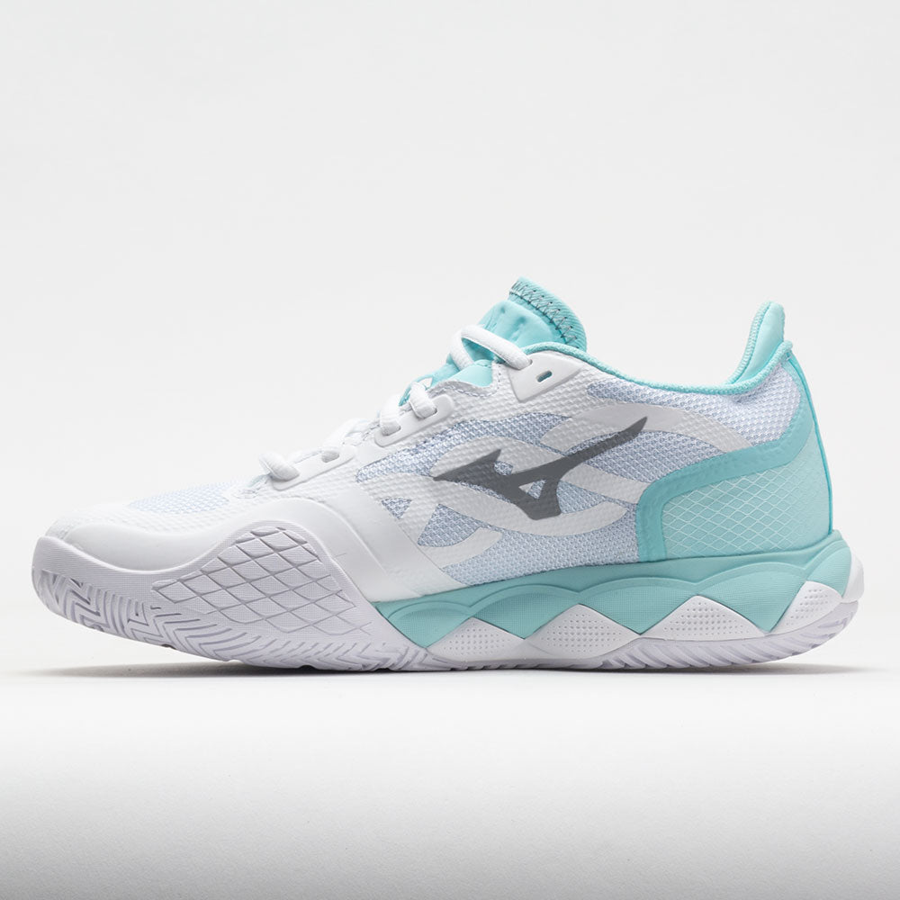 Mizuno Wave Enforce Tour AC Women's  White/Tanager Turquoise