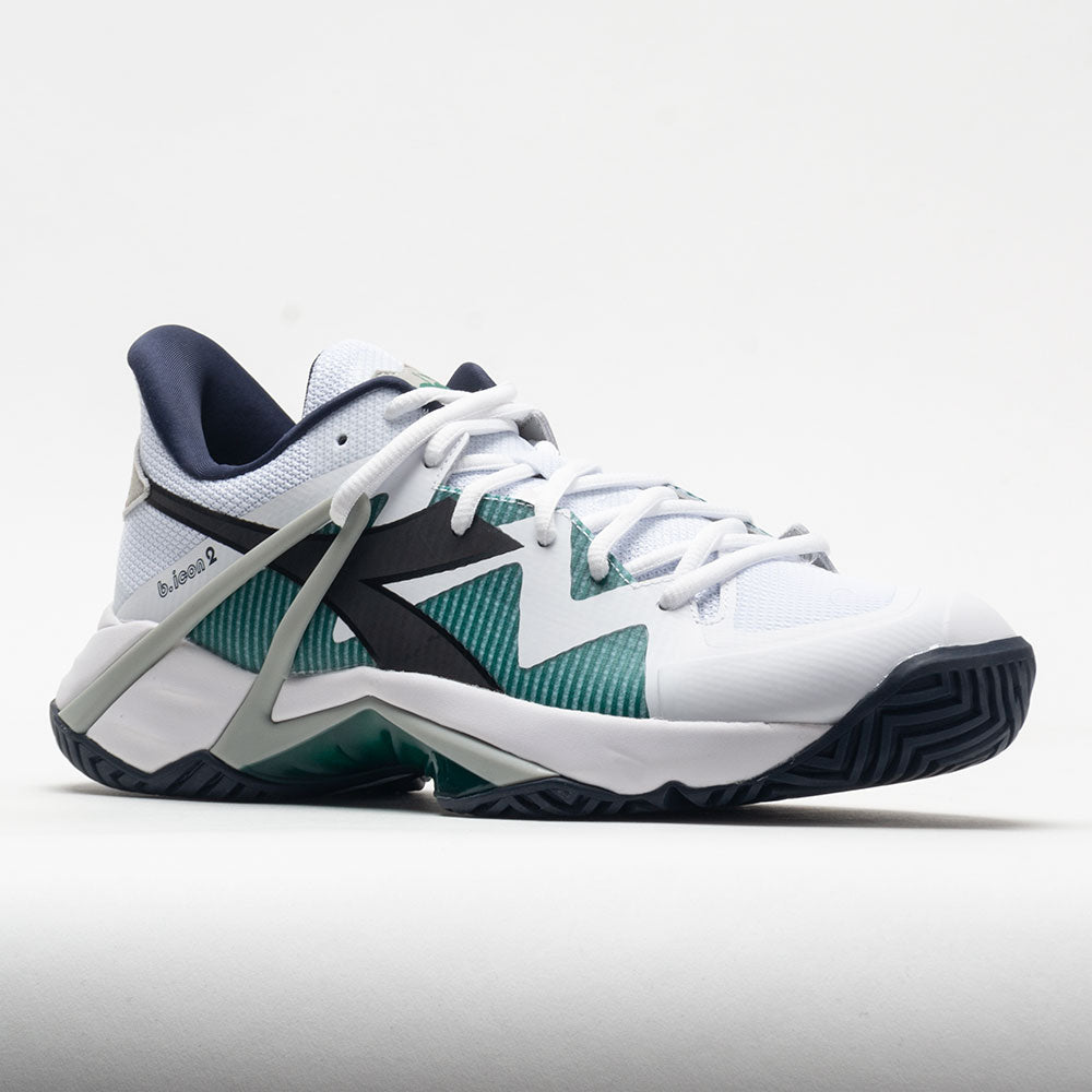Diadora B.Icon 2 AG Men's  White/Black/Blue Corsair