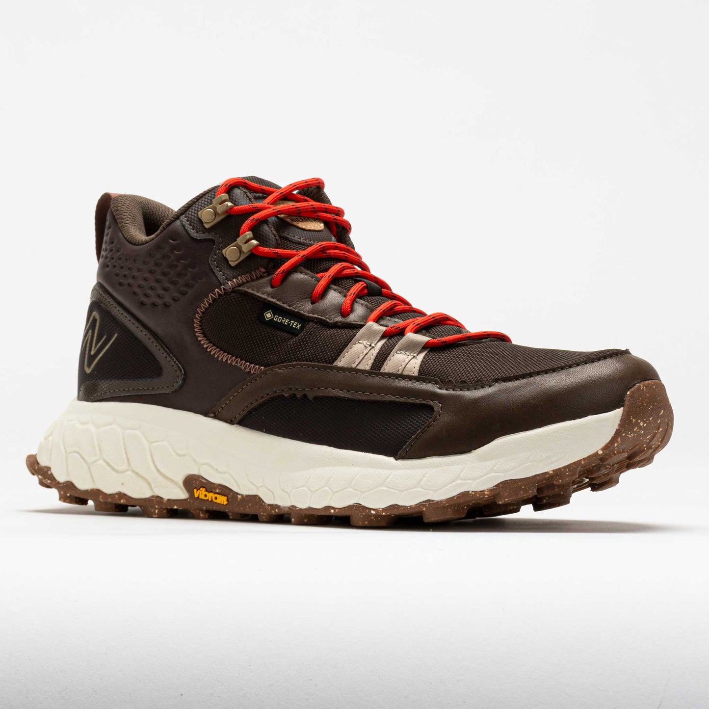 New Balance Fresh Foam X Hierro Mid GTX Men's  Mushroom/Coffee/Flame